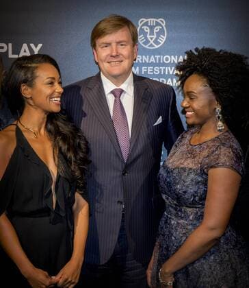 27-01-2017 Rotterdam King Willem-Alexander during the world premiere of Double Play at the International Film Festival Rotterdam ( IFFR) at the Oude Luxor theater in Rotterdam.  Copyright: PPEx