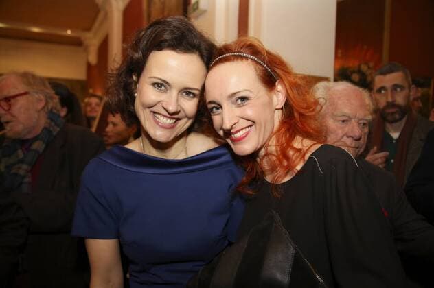 Martina Stilp und Silvia Meisterle bei der Premieren-Party des Theaterstücks Harold und Maude sowie der Geburtstagsfeier zum 90. Geburtstag von Erni Mangold im Hotel Regina.Wien, 26.01.2017 Foto:xF.xJ.xMorgenbesserx xFuturexImage
