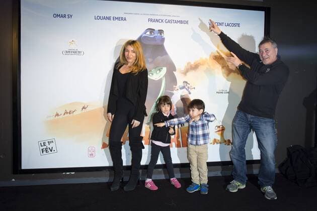 Sahara Filmpremiere in Paris Bella Bigard - Lola Marois - Jules Bigard - Jean marie Bigard CELEBRITIES : Filmpremiere Sahara - Paris - 29 01 2017 StephenCaillet Panoramic 