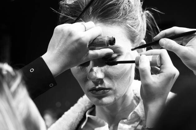 Fashion Week AltaRoma in Rom - Fotostory schwarz-weiß Jan 29, 2017 - Rome, Italy - Rome Fashion Week by AltaRoma AltaModa, last day with people, bloggers, guest, model, backstage and catwalk. Rome Italy - ZUMAi15_ 20170129_zaf_i15_015 Copyright: xEvandroxInettix