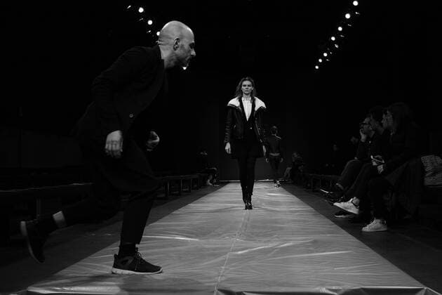 Fashion Week AltaRoma in Rom - Fotostory schwarz-weiß Jan 29, 2017 - Rome, Italy - Rome Fashion Week by AltaRoma AltaModa, last day with people, bloggers, guest, model, backstage and catwalk. Rome Italy - ZUMAi15_ 20170129_zaf_i15_018 Copyright: xEvandroxInettix