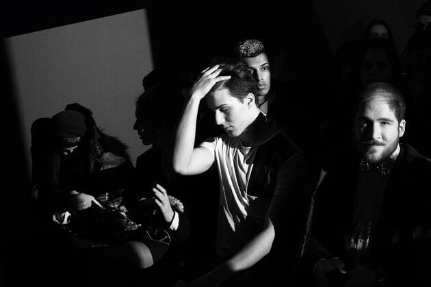 Fashion Week AltaRoma in Rom - Fotostory schwarz-weiß Jan 29, 2017 - Rome, Italy - Rome Fashion Week by AltaRoma AltaModa, last day with people, bloggers, guest, model, backstage and catwalk. Rome Italy - ZUMAi15_ 20170129_zaf_i15_025 Copyright: xEvandroxInettix