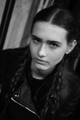 Fashion Week AltaRoma in Rom - Fotostory schwarz-weiß Jan 29, 2017 - Rome, Italy - Rome Fashion Week by AltaRoma AltaModa, last day with people, bloggers, guest, model, backstage and catwalk. Rome Italy - ZUMAi15_ 20170129_zaf_i15_036 Copyright: xEvandroxInettix