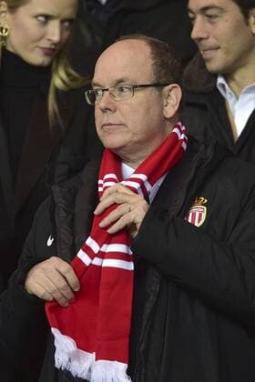 Fürst Albert II. von Monaco besucht Fußballspiel von Monaco in Paris SAS Prince ALbert II de Monaco CELEBRITES : PSG vs Monaco - L1 - 29 01 2017 JBAutissier 