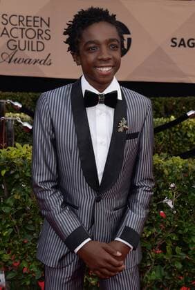 Actor Caleb McLaughlin arrives for the the 23rd annual SAG Awards held at the Shrine Auditorium in Los Angeles on January 29, 2017. The Screen Actors Guild Awards will be broadcast live on TNT and TBS.  LAP20170129067 JIMxRUYMEN