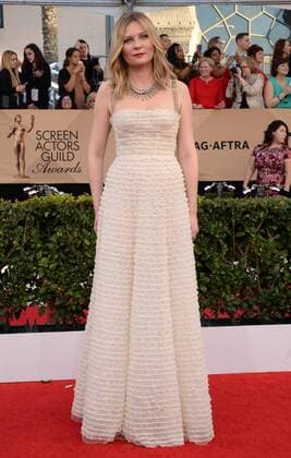 Actress Kirsten Dunst arrives for the the 23rd annual SAG Awards held at the Shrine Auditorium in Los Angeles on January 29, 2017. The Screen Actors Guild Awards will be broadcast live on TNT and TBS.  LAP20170129205 JIMxRUYMEN