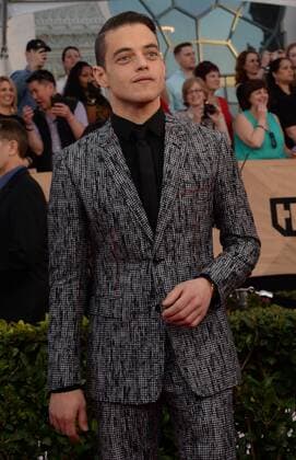 Actor Rami Malek arrives for the the 23rd annual SAG Awards held at the Shrine Auditorium in Los Angeles on January 29, 2017. The Screen Actors Guild Awards will be broadcast live on TNT and TBS.  LAP20170129302 JIMxRUYMEN