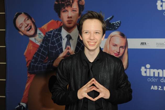 Arved Friese Ankunft, roter Teppich zur Kinderfilm Premiere Timm Thaler im Zoo Palast in Berlin, am 29.01.2016