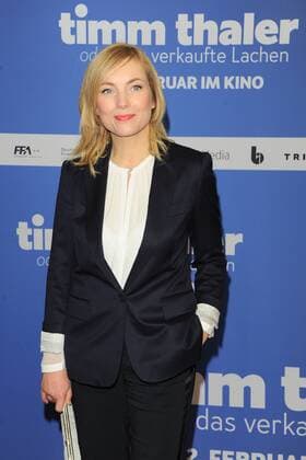 Nadja Uhl Ankunft, roter Teppich zur Kinderfilm Premiere Timm Thaler im Zoo Palast in Berlin, am 29.01.2016