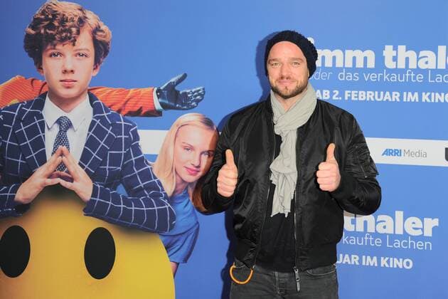 Ronald Zehrfeld Ankunft, roter Teppich zur Kinderfilm Premiere Timm Thaler im Zoo Palast in Berlin, am 29.01.2016