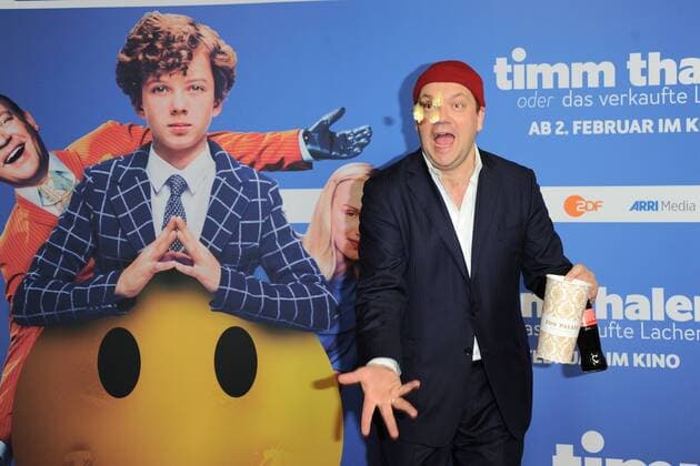 Charly Huebner Ankunft, roter Teppich zur Kinderfilm Premiere Timm Thaler im Zoo Palast in Berlin, am 29.01.2016