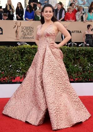 Actress Yael Stone arrives for the the 23rd annual SAG Awards held at the Shrine Auditorium in Los Angeles on January 29, 2017. The Screen Actors Guild Awards will be broadcast live on TNT and TBS.  LAP20170129534 JIMxRUYMEN