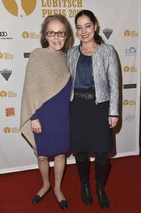 Nicola Lubitsch mit Begleitung bei der Verleihung vom Ernst-Lubitsch-Preis 2017 im Kino Babylon. Berlin, 29.01.2017 Foto:xJ.xQuinternx xFuturexImage