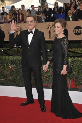 Bryan Cranston & wife Robin Dearden SCREEN ACTORS GUILD AWARDS: ARRIVALS Los Angeles Patrick Rideaux PicturePerfect