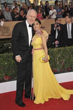 Salma Hayek & John Lithgow SCREEN ACTORS GUILD AWARDS: ARRIVALS Los Angeles Patrick Rideaux PicturePerfect