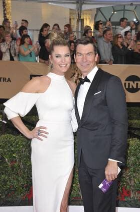 Jerry O Connell & wife Rebecca Romijn SCREEN ACTORS GUILD AWARDS: ARRIVALS Los Angeles Patrick Rideaux PicturePerfect