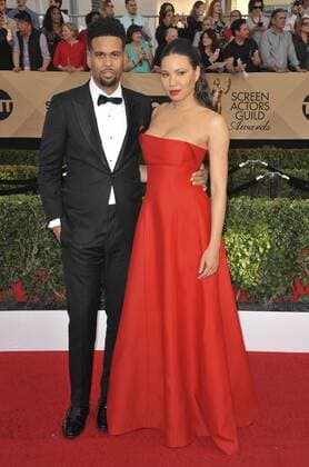 Jurnee Smollett-Bell & husband Josiah Bell SCREEN ACTORS GUILD AWARDS: ARRIVALS Los Angeles Patrick Rideaux PicturePerfect
