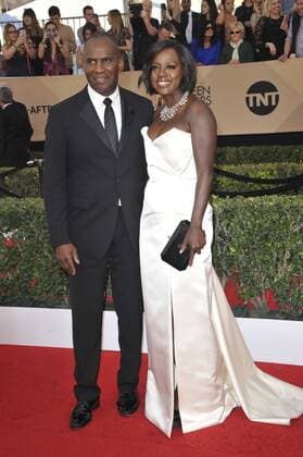 Viola Davis & husband Julius Tennon SCREEN ACTORS GUILD AWARDS: ARRIVALS Los Angeles Patrick Rideaux PicturePerfect