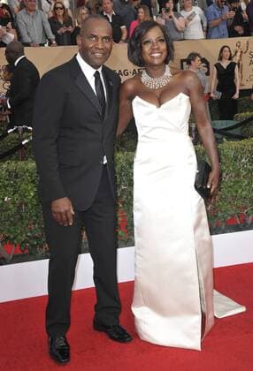 Viola Davis & husband Julius Tennon SCREEN ACTORS GUILD AWARDS: ARRIVALS Los Angeles Patrick Rideaux PicturePerfect