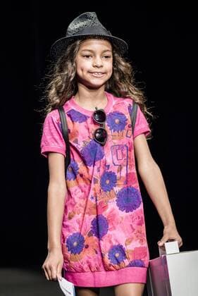 January 30, 2017 - Barcelona, Catalonia, Spain - A model walks the runway at the Boboli fashion show presenting the new Boboli Airlines collection during 080 Barcelona Fashion Week Barcelona Spain - ZUMAo105 20170130_zap_o105_011 Copyright: xMatthiasxOesterlex