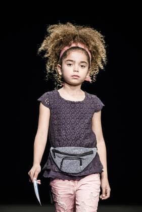 January 30, 2017 - Barcelona, Catalonia, Spain - A model walks the runway at the Boboli fashion show presenting the new Boboli Airlines collection during 080 Barcelona Fashion Week Barcelona Spain - ZUMAo105 20170130_zap_o105_024 Copyright: xMatthiasxOesterlex