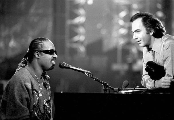 Nov. 17, 2005 - NEIL DIAMOND WITH STEVIE WONDER ON TV SPECIAL.SUPPLIED BY DM- TV-FILM-STILL - ZUMAg49_ 20051117_gaf_g49_177 Copyright: xDmx