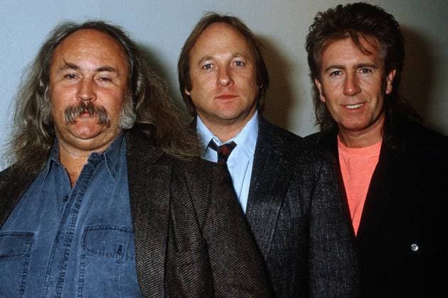 Crosby, Stills and Nash, v.li.: David Crosby, Stephen Stills und Graham Nash