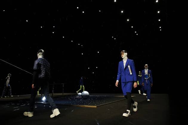 Models take to the catwalk with the creations of fashion designer Miquel Suay during the 080 Barcelona Fashion Week held in Barcelona, Catalonia, Spain on 30 January 2017. The 080 Barcelona Fashion Week runs from 30 January to 03 February. 080 BARCELONA FASHION WEEK !ACHTUNG: NUR REDAKTIONELLE NUTZUNG!  20170130-636213993020781491