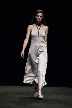 January 30, 2017 - Barcelona, Catalonia, Spain - A model walks the runway at the TCN fashion show presenting the new Spring Summer 2017 collection during 080 Barcelona Fashion Week Barcelona Spain - ZUMAo105 20170130_zap_o105_094 Copyright: xMatthiasxOesterlex