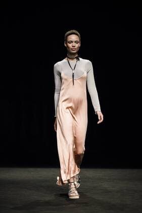 January 30, 2017 - Barcelona, Catalonia, Spain - A model walks the runway at the TCN fashion show presenting the new Spring Summer 2017 collection during 080 Barcelona Fashion Week Barcelona Spain - ZUMAo105 20170130_zap_o105_102 Copyright: xMatthiasxOesterlex