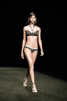 January 30, 2017 - Barcelona, Catalonia, Spain - A model walks the runway at the TCN fashion show presenting the new Spring Summer 2017 collection during 080 Barcelona Fashion Week Barcelona Spain - ZUMAo105 20170130_zap_o105_122 Copyright: xMatthiasxOesterlex