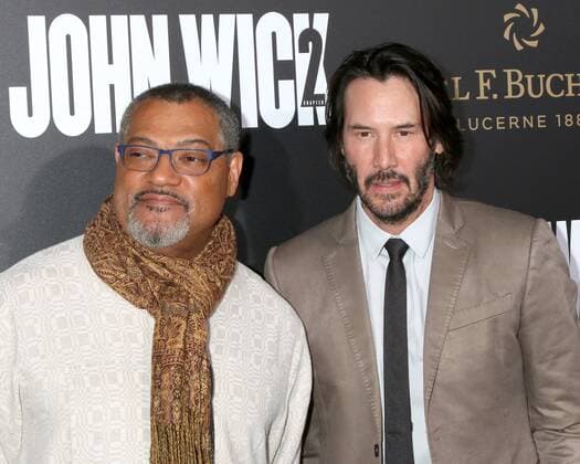LOS ANGELES - JAN 30: Laurence Fishburne, Keanu Reeves at the John Wick: Chapter 2 Premiere at ArcLight Theater on January 30, 2017 in Los Angeles, CA  Copyright: xKathyxHutchinsx xIPAx xHutchinsxPhotox