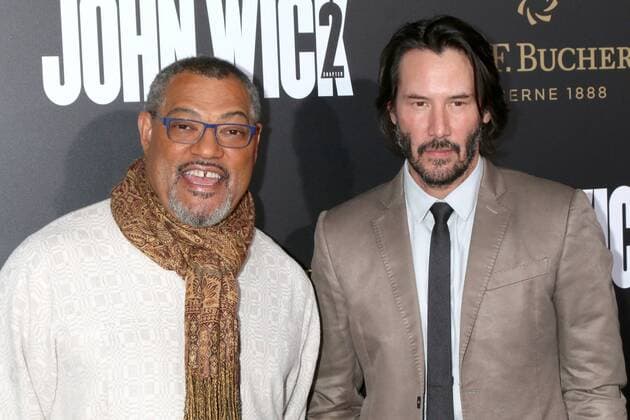 LOS ANGELES - JAN 30: Laurence Fishburne, Keanu Reeves at the John Wick: Chapter 2 Premiere at ArcLight Theater on January 30, 2017 in Los Angeles, CA  Copyright: xKathyxHutchinsx xIPAx xHutchinsxPhotox