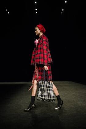 January 31, 2017 - Barcelona, Catalonia, Spain - A model walks the runway at the Naulover fashion show presenting the new Dark Ophelia collection during 080 Barcelona Fashion Week Barcelona Spain - ZUMAo105 20170131_zap_o105_017 Copyright: xMatthiasxOesterlex