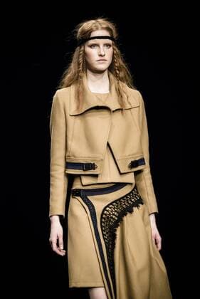 January 31, 2017 - Barcelona, Catalonia, Spain - A model walks the runway at the Txell Miras fashion show presenting the new The Shed collection during 080 Barcelona Fashion Week Barcelona Spain - ZUMAo105 20170131_zap_o105_035 Copyright: xMatthiasxOesterlex
