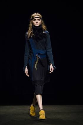 January 31, 2017 - Barcelona, Catalonia, Spain - A model walks the runway at the Txell Miras fashion show presenting the new The Shed collection during 080 Barcelona Fashion Week Barcelona Spain - ZUMAo105 20170131_zap_o105_039 Copyright: xMatthiasxOesterlex