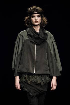 January 31, 2017 - Barcelona, Catalonia, Spain - A model walks the runway at the Txell Miras fashion show presenting the new The Shed collection during 080 Barcelona Fashion Week Barcelona Spain - ZUMAo105 20170131_zap_o105_047 Copyright: xMatthiasxOesterlex