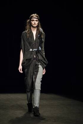 January 31, 2017 - Barcelona, Catalonia, Spain - A model walks the runway at the Txell Miras fashion show presenting the new The Shed collection during 080 Barcelona Fashion Week Barcelona Spain - ZUMAo105 20170131_zap_o105_063 Copyright: xMatthiasxOesterlex