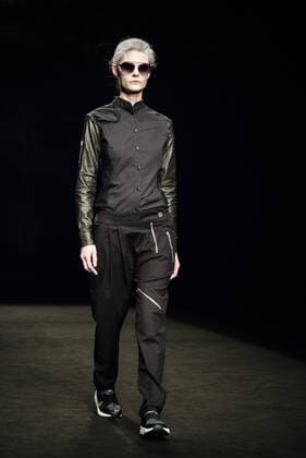 January 31, 2017 - Barcelona, Catalonia, Spain - A model walks the runway at the Oscarleon fashion show presenting the new i close my eyes...i feel you collection during 080 Barcelona Fashion Week Barcelona Spain - ZUMAo105 20170131_zap_o105_077 Copyright: xMatthiasxOesterlex