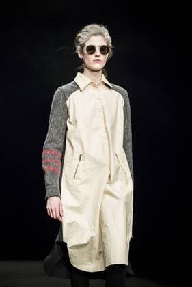 January 31, 2017 - Barcelona, Catalonia, Spain - A model walks the runway at the Oscarleon fashion show presenting the new i close my eyes...i feel you collection during 080 Barcelona Fashion Week Barcelona Spain - ZUMAo105 20170131_zap_o105_098 Copyright: xMatthiasxOesterlex