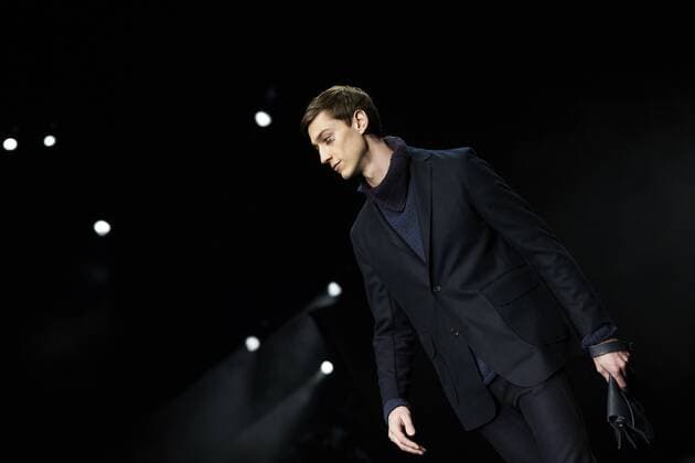 A model takes to the catwalk with the creations of fashion designer Josep Abril during the 080 Barcelona Fashion Week held in Barcelona, Catalonia, Spain on 31 January 2017. The 080 Barcelona Fashion Week runs from 30 January to 03 February. 080 BARCELONA FASHION WEEK !ACHTUNG: NUR REDAKTIONELLE NUTZUNG!  20170131-636214848050361232