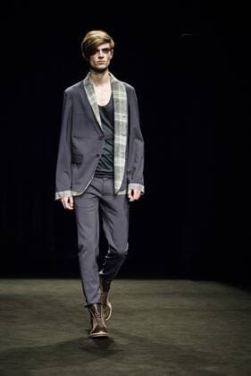 January 31, 2017 - Barcelona, Catalonia, Spain - A model walks the runway at the Josep Abril fashion show presenting the new FW 17 18N40 collection during 080 Barcelona Fashion Week Barcelona Spain - ZUMAo105 20170131_zap_o105_102 Copyright: xMatthiasxOesterlex