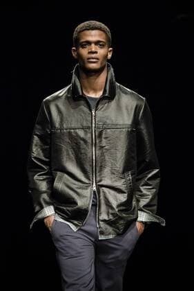 January 31, 2017 - Barcelona, Catalonia, Spain - A model walks the runway at the Josep Abril fashion show presenting the new FW 17 18N40 collection during 080 Barcelona Fashion Week Barcelona Spain - ZUMAo105 20170131_zap_o105_105 Copyright: xMatthiasxOesterlex
