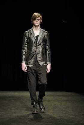 January 31, 2017 - Barcelona, Catalonia, Spain - A model walks the runway at the Josep Abril fashion show presenting the new FW 17 18N40 collection during 080 Barcelona Fashion Week Barcelona Spain - ZUMAo105 20170131_zap_o105_107 Copyright: xMatthiasxOesterlex