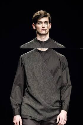 January 31, 2017 - Barcelona, Catalonia, Spain - A model walks the runway at the Josep Abril fashion show presenting the new FW 17 18N40 collection during 080 Barcelona Fashion Week Barcelona Spain - ZUMAo105 20170131_zap_o105_123 Copyright: xMatthiasxOesterlex