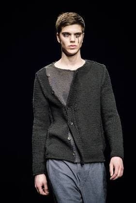 January 31, 2017 - Barcelona, Catalonia, Spain - A model walks the runway at the Josep Abril fashion show presenting the new FW 17 18N40 collection during 080 Barcelona Fashion Week Barcelona Spain - ZUMAo105 20170131_zap_o105_124 Copyright: xMatthiasxOesterlex