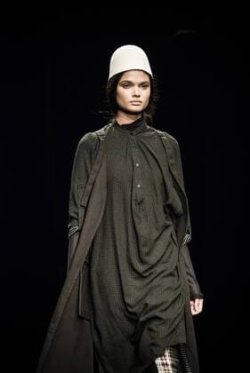 January 31, 2017 - Barcelona, Catalonia, Spain - A model walks the runway at the Miriam Ponsa fashion show presenting the new Autumn Winter 17-18 collection during 080 Barcelona Fashion Week Barcelona Spain - ZUMAo105 20170131_zap_o105_163 Copyright: xMatthiasxOesterlex