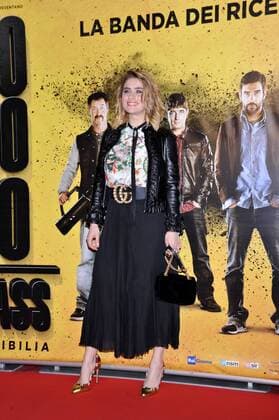 Filmpremiere Smetto Quando Voglio - Masterclass Rome, Red Carpet I stop when voglio- Masterclass . Pictured: Greta Scarano Gucci dress  Copyright: xLennyx xIPAx xPoolxRoma2x