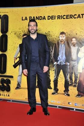 Filmpremiere Smetto Quando Voglio - Masterclass Rome, Red Carpet I stop when voglio- Masterclass . Pictured: Edoardo Leo Armani suit  Copyright: xLennyx xIPAx xPoolxRoma2x