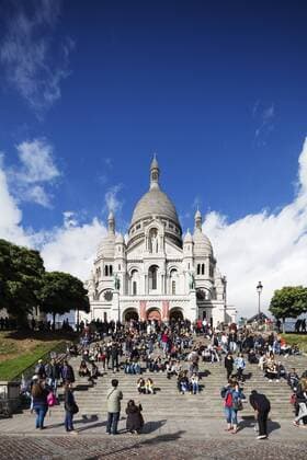 Sacre Coeur Basilica, Montmartre, Paris, France, Europe Copyright: ChristianxKober 733-7392